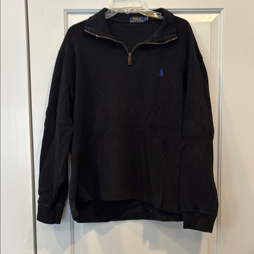 Polo Ralph Lauren Black Quarter-Zip Pullover